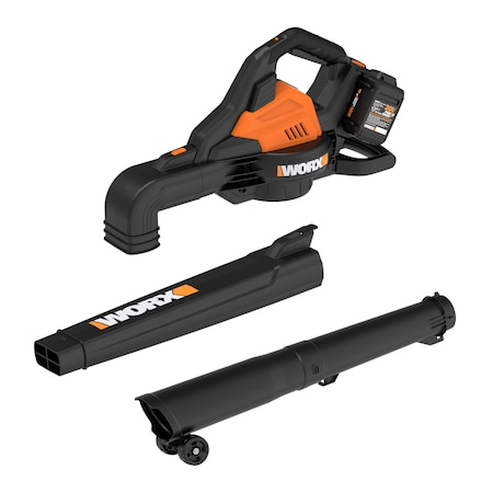 Worx Battery Powered Handheld Leaf Blower, Vacuum & Mulcher, Bare Tool WG583.9